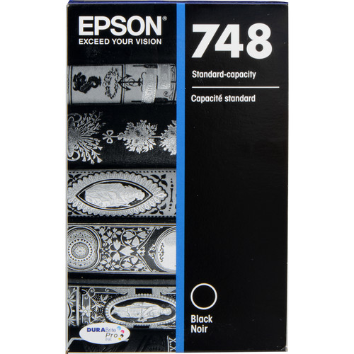 Epson DURABrite Pro 748 Standard Capacity Black Ink Cartridge