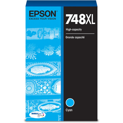 Epson DURABrite Pro 748XL High Capacity Cyan Ink Cartridge