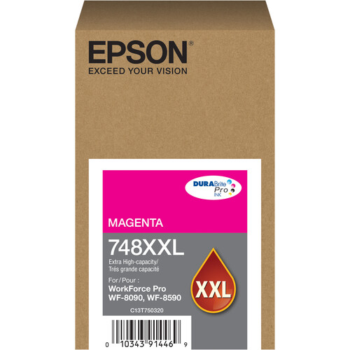 Epson DURABrite Pro 748XXL Extra-High Capacity Magenta Ink Cartridge