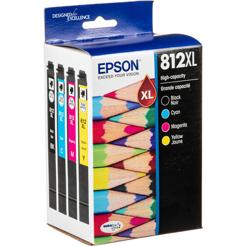 Epson DURABrite T812XL Ultra High-Capacity Ink Cartridges