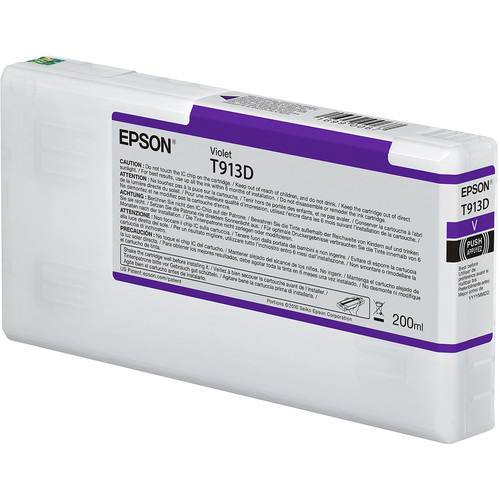 Epson T913D UltraChrome HDX Violet Ink Cartridge (200mL)