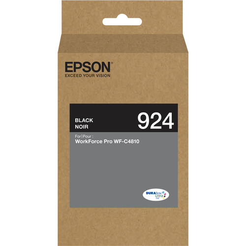 Epson DURABrite Ultra T924 Standard Capacity Black Ink Cartridge for WorkForce Pro WF-C4810