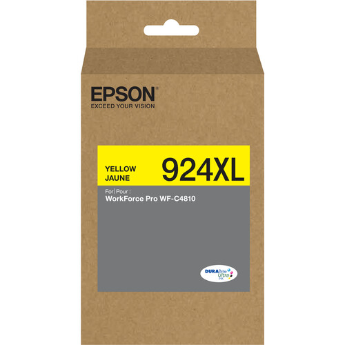 Epson DURABrite Ultra T924XL High Capacity Yellow Ink Cartridge for WorkForce Pro WF-C4810