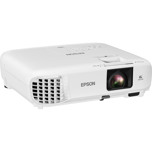 Epson, EPSV11H985020, PowerLite 119W 3LCD WXGA Classroom Projector with Dual HDMI, 1 Each, White, 3.4"x11.6"x10.2"