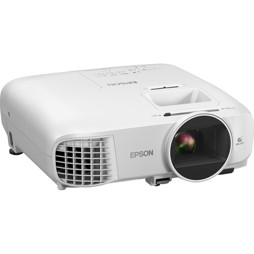 Epson Home Cinema 2200 (3D Edition) 3-chip 3LCD 1080p Projector, Built-in Android TV & Speaker, Streaming/Gaming/Home Theater, 35,000:1 Contrast, 2700 lumens Color and White Brightness, HDMI, White