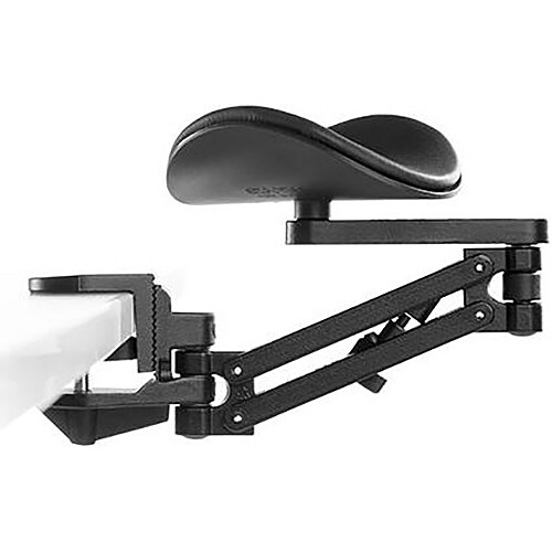 Ergorest 330-Series Articulating Armrest with Standard-Size Pad (Black)