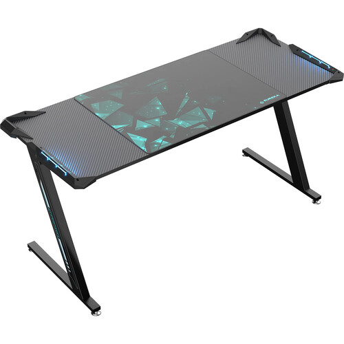Eureka Gaming Desk with Z-Shaped Legs (61.5 x 25.2