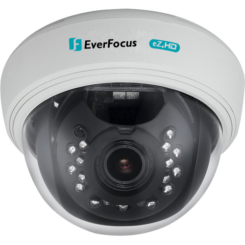 EverFocus 1080p True Day/Night IR AHD Dome Camera ED930FW B&H
