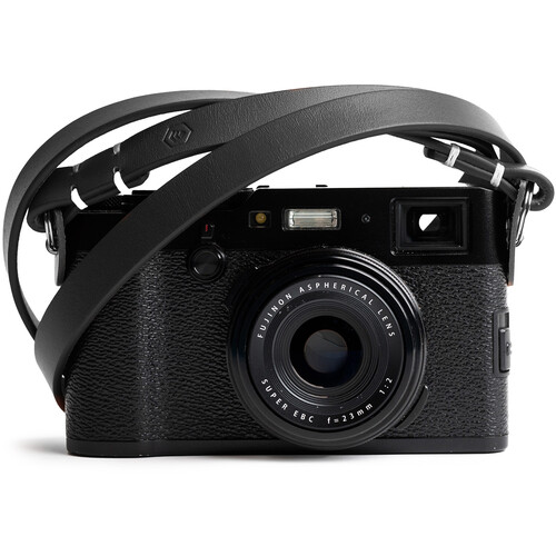Evergreen Cases Minimalist Leather Camera Strap (Black 28