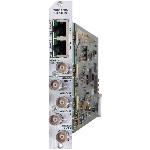 Evertz Microsystems 7881ENC-H264HD H.264/AVC Encoder (3RU Back Plate)