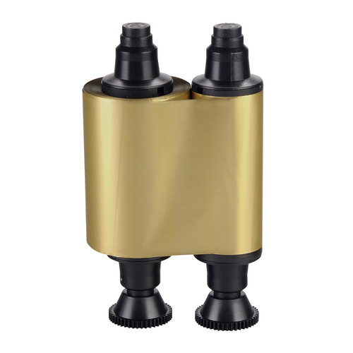 Evolis Standard Monochrome Ribbon for Pebble Dualys Quantum & Securion Card Printers (up to 1000 Prints Metallic Gold)