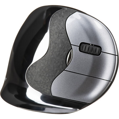 Evoluent VerticalMouse D Wireless Mouse (Large Dark Silver)