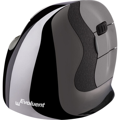 Evoluent VerticalMouse D Wireless Mouse (Medium Dark Silver)