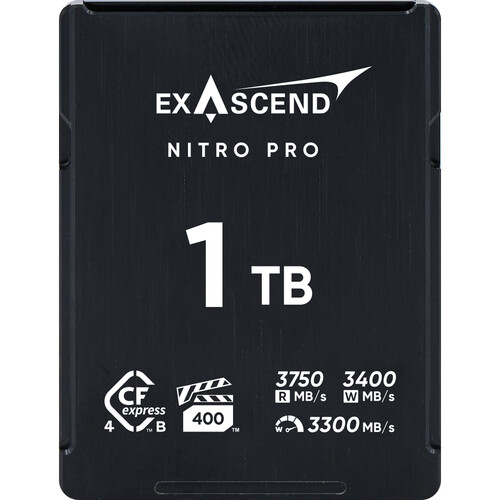 Exascend 1TB Nitro Pro CFexpress 4.0 Type B Memory Card