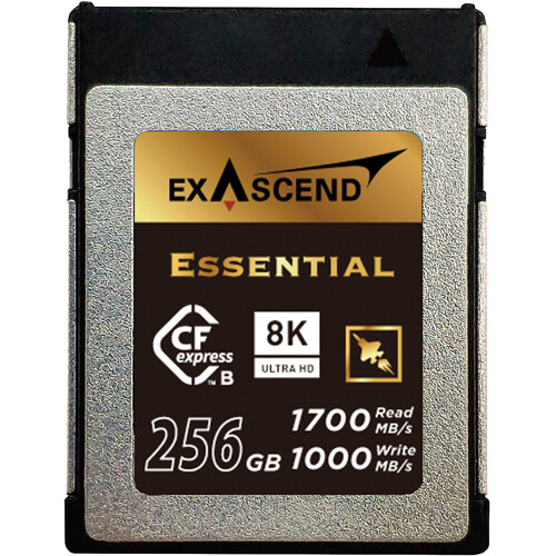 Exascend 256GB Essential Series CFexpress Type B Memory Card
