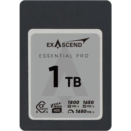 Exascend 1TB Essential Pro CFexpress 4.0 Type A Memory Card
