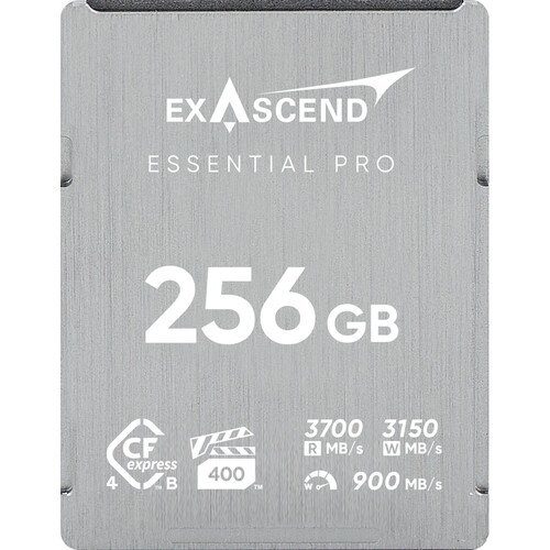 Exascend 256GB Essential Pro CFexpress 4.0 Type B Memory Card