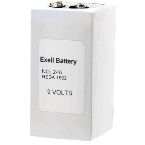 Exell Battery 246 9V Alkaline Battery (500 mAh)