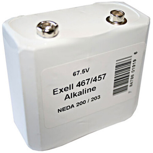 Exell Battery 457/467 Alkaline Battery (700mAh 67.5V)