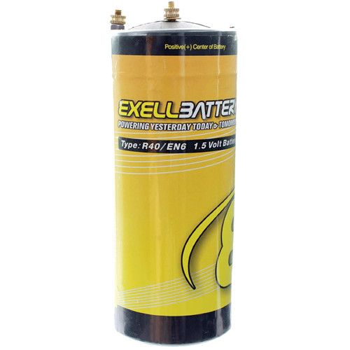 Exell Battery Type R40 Zinc Carbon Battery (1.5V 40000mAh)