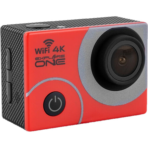 Explore Scientific Explore One 4K Action Camera with Wi-Fi (Red)