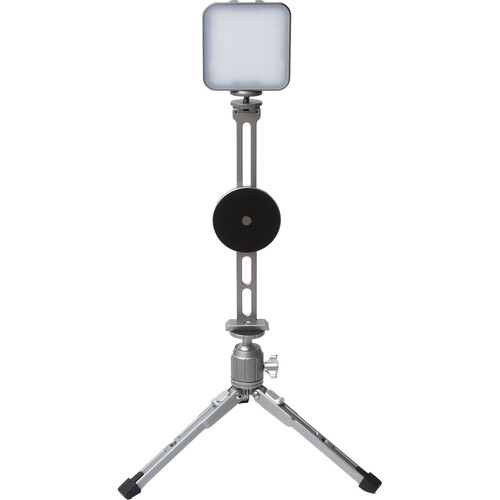 Explorer Photo & Video Magnetic Tripod iPhone Mount for MagSafe with Tabletop Tripod & AuraLED 500 Light Kit