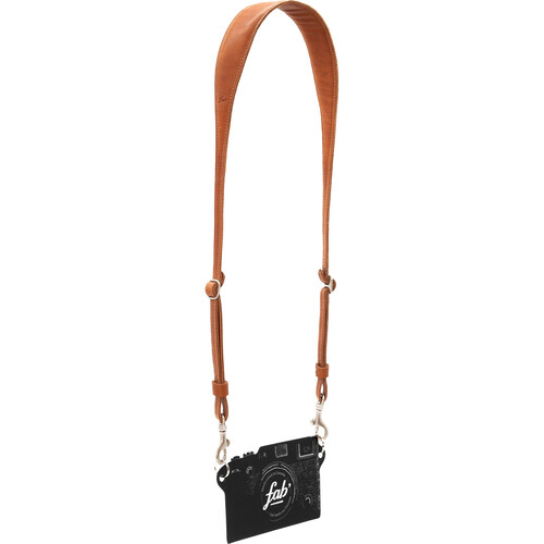 Fab' F11 Leather Camera Strap (Brown 39 to 55