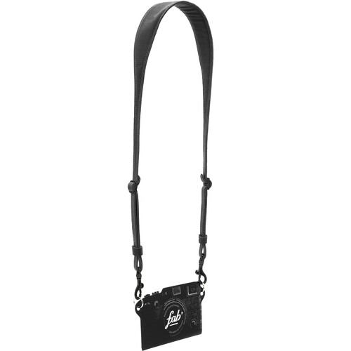 Fab' F11 Leather Camera Strap (Black 39 to 55