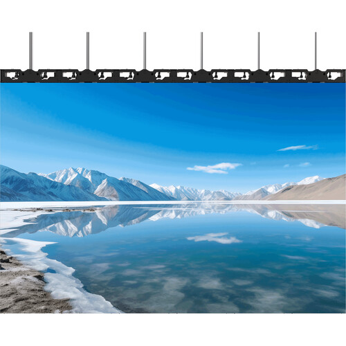 Fabulux LED Alpha 2.6mm Basic Virtual Production LED Wall Kit with Hanging Mount (64 Panels 13 x 13')