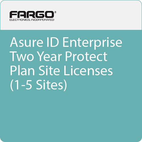 Fargo Asure ID Enterprise Two Year Protect Plan Site Licenses (1-5 Sites)