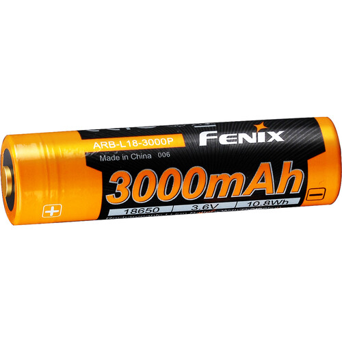 Fenix Flashlight 18650 Li-Ion Battery (3000mAh)