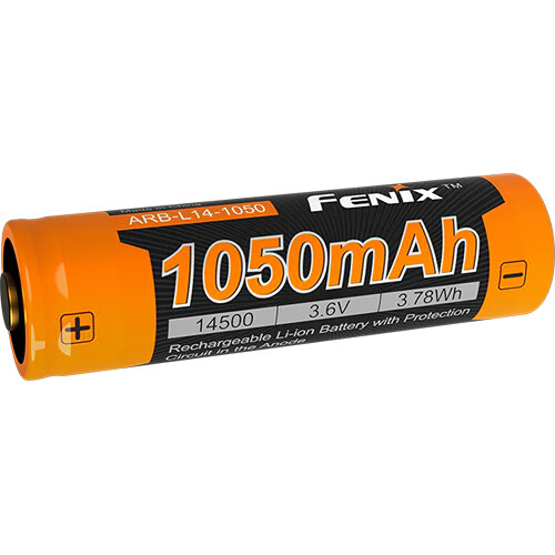 Fenix Flashlight 14500 USB Rechargeable Li-Ion Battery (3.6V 1050mAh)