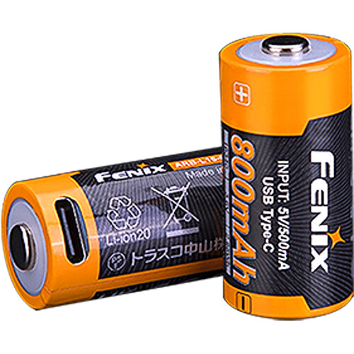 Fenix Flashlight ARB-L16-800UP Built-In USB-C Rechargeable Battery (3.6V 800mAh)