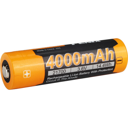 Fenix Flashlight ARB-L21-4000P 21700 Rechargeable Lithium-Ion Battery (3.6V 4000mAh)
