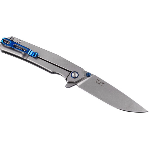 Ruike P801 Folding Knife (Blue & Silver)