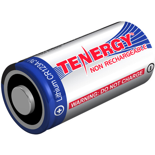 Fenix Flashlight TEN-30214 Tenergy CR123A Lithium Battery (3V 1500mAh)