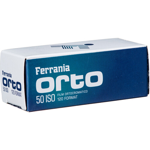 Ferrania Orto 50 ISO Orthochromatic Film (120 Roll Film)