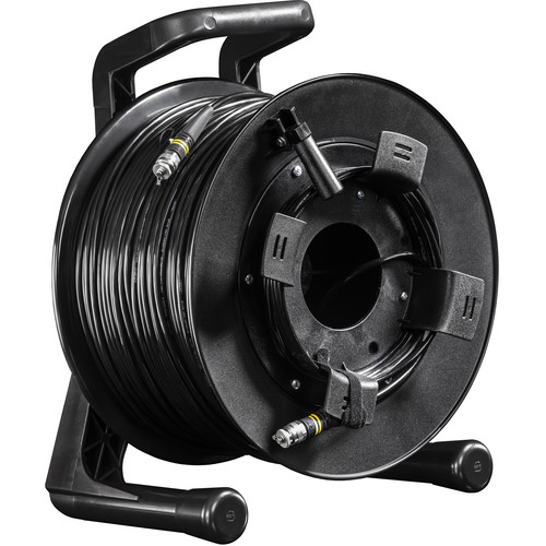 FieldCast 2Core Single-Mode Fiber Optic Cable on Winding Drum (Heavy-Duty 656')