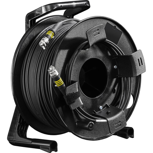 FieldCast 4Core Single-Mode Fiber Optic Cable on Winding Drum (Ultralight 656')