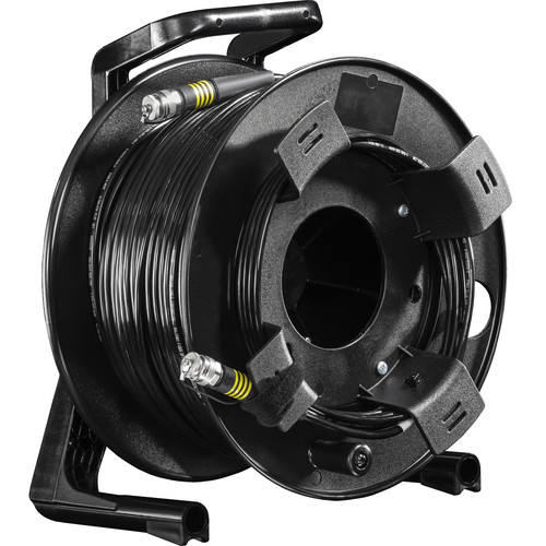 FieldCast 4Core Single-Mode Fiber Optic Cable on Winding Drum (Heavy-Duty 328')