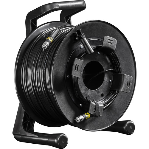 FieldCast 4Core Single-Mode Fiber Optic Cable on Winding Drum (Heavy-Duty 656')