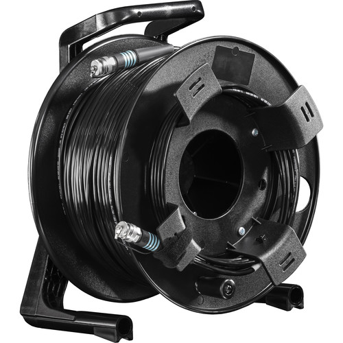 FieldCast 4Core Multi-Mode Fiber Optic Cable on Winding Drum (Heavy-Duty 328')