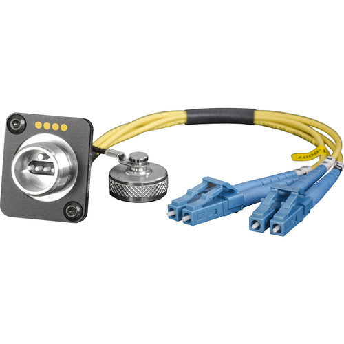 FieldCast 4Core Single-Mode Chassis to Two LC Connector Cable (19.7