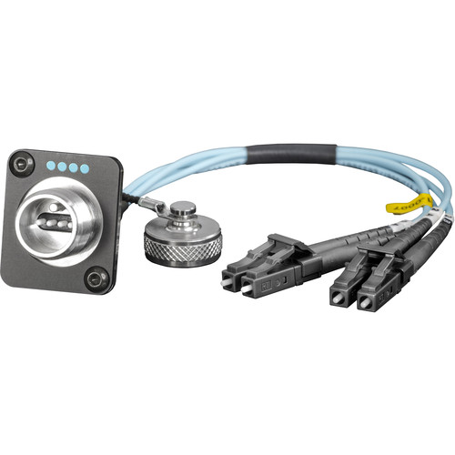 FieldCast 4Core Multi-Mode Chassis to Two LC Connector Cable (19.7