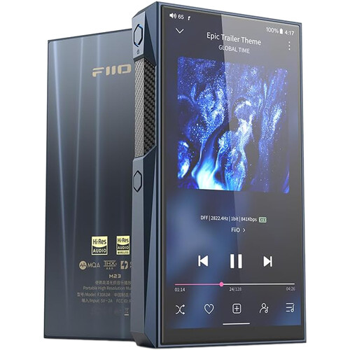 FiiO M23 Portable Hi-Res Lossless Music Player (Deep Blue)