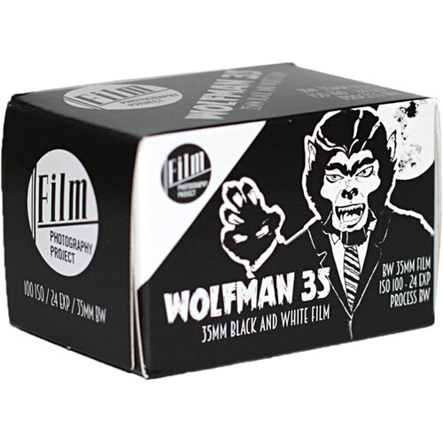 Film Photography Project Wolfman 35 Black and White Negative Film (35mm Roll Film 24 Exposures)