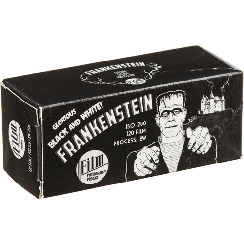 Film Photography Project Frankenstein 200 Black and White Negative Film (120 Roll Film)