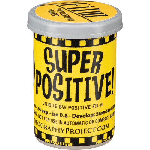 Film Photography Project Super Positive Black and White Film (35mm Roll Film 24 Exposures)