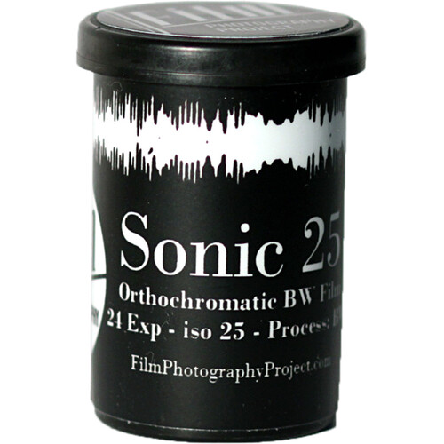 Film Photography Project Sonic 25 High Contrast Black and White Negative Film (35mm Roll Film 24 Exposures)