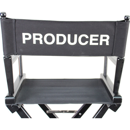Filmcraft 28095 Replacement Canvas Set for Producer Chair (Black)
